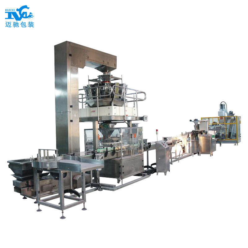 全自動(dòng)混合物料灌裝線